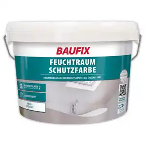 Baufix Feuchtraum-Schutzfarbe 2,5 Liter