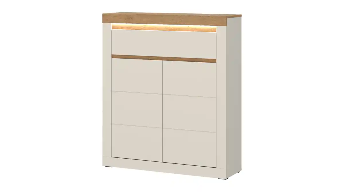 Bild 1 von Kommode mit Schublade beige Eiche 94 cm - NAXXAR