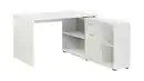 Bild 1 von Eck-Schreibtisch weiß 136 cm - mit Schublade - LEXO
