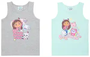 Kinder-Unterhemden »Gabbys Dollhouse«, 2-St.-Packg.