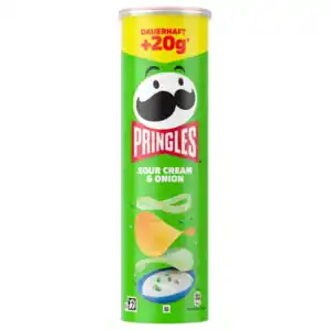 Pringles Sour Cream & Onion Chips 185g