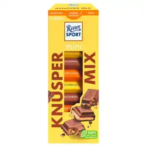 RITTER SPORT Minis Turm 150 g, Knusper Mix