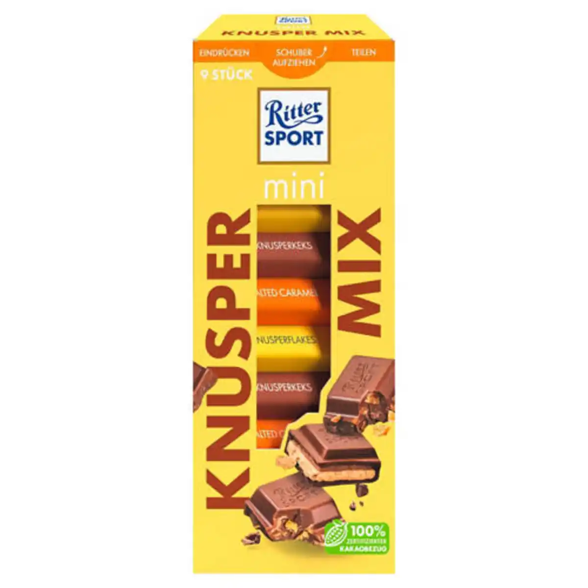 Bild 1 von RITTER SPORT Minis Turm 150 g, Knusper Mix