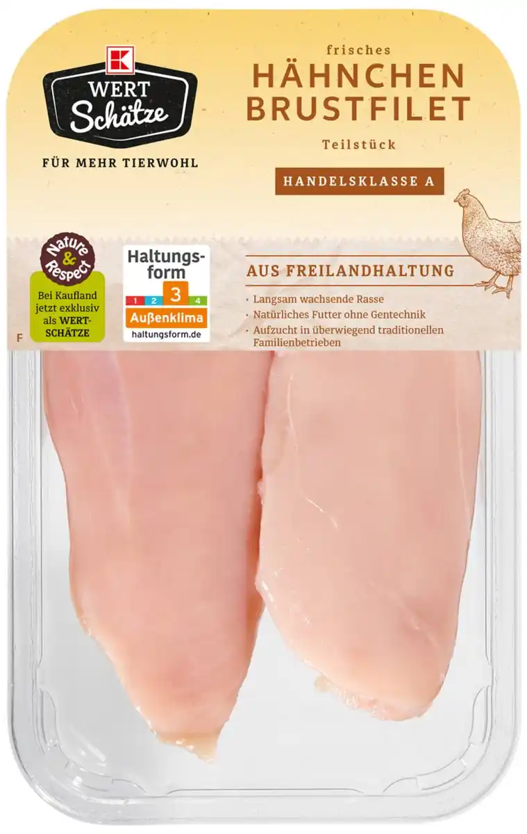 Bild 1 von K-WERTSCHÄTZE Hähnchenbrustfilet, kg