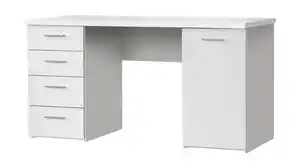Computerschreibtisch weiß 145 x 60 cm - NET