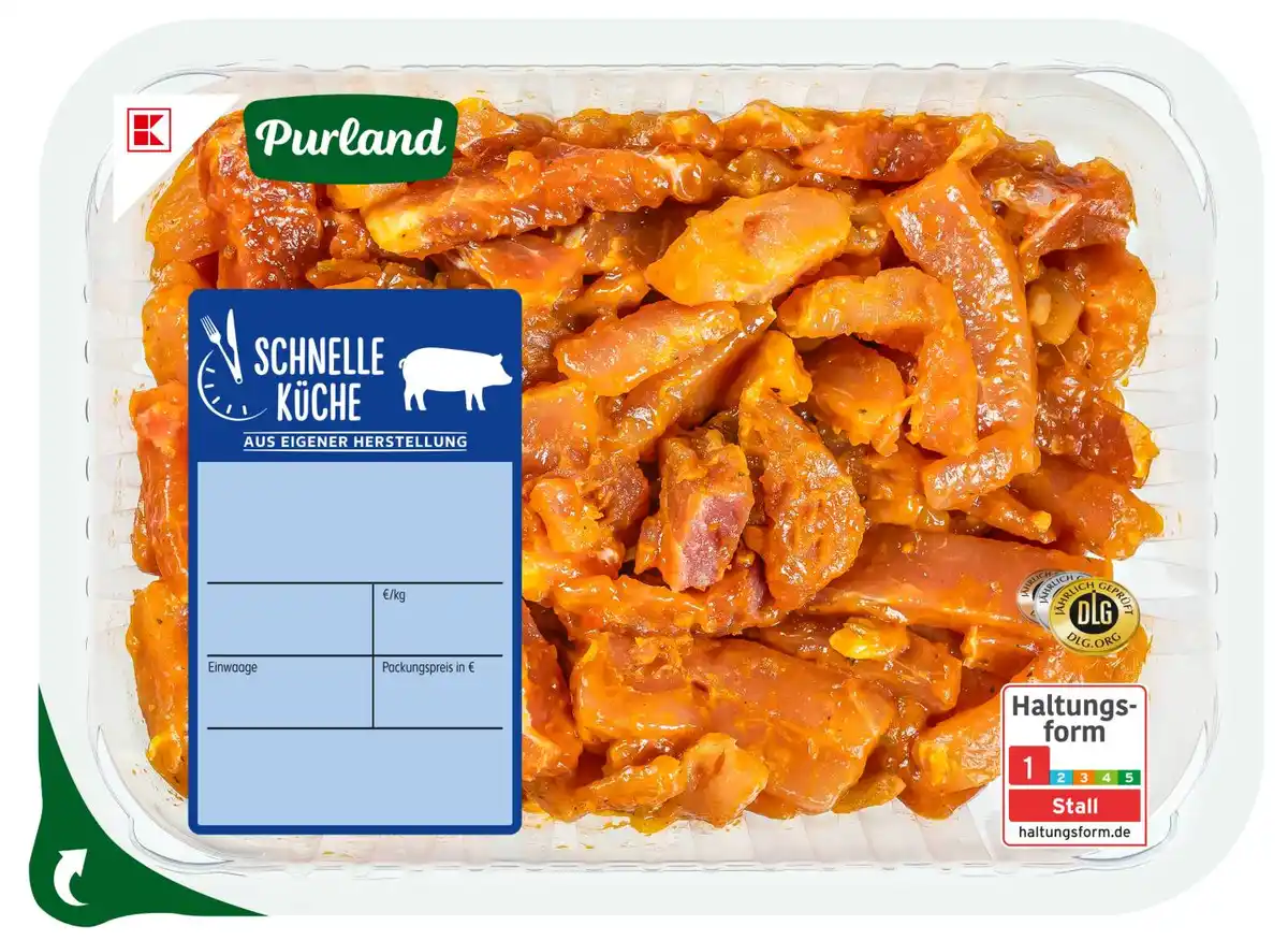 Bild 1 von K-PURLAND Schnelle Küche Geschnetzeltes Mango-Curry, 500-g-Packg.
