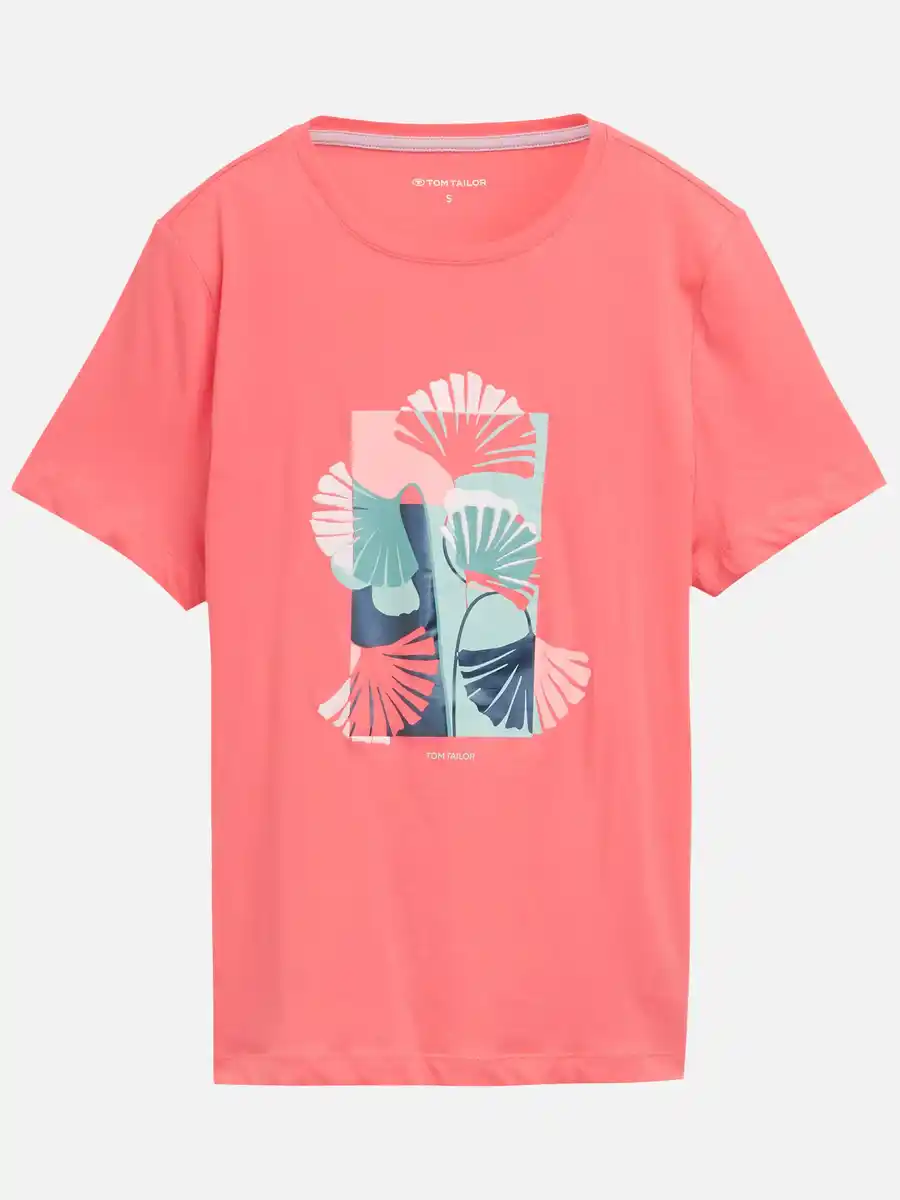 Bild 2 von Damen Shirt mit Frontprint Pink