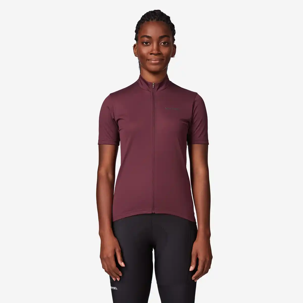 Bild 1 von VAN RYSEL Radtrikot Rennrad kurzarm Essential Damen Rot