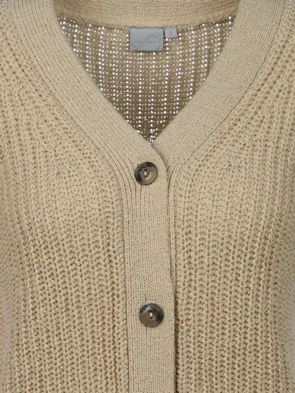 Bild 3 von Damen Cardigan mit 3/4 langem Arm Beige