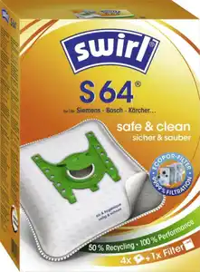 Swirl S 64/S66 MicroPor Staubsaugerbeutel