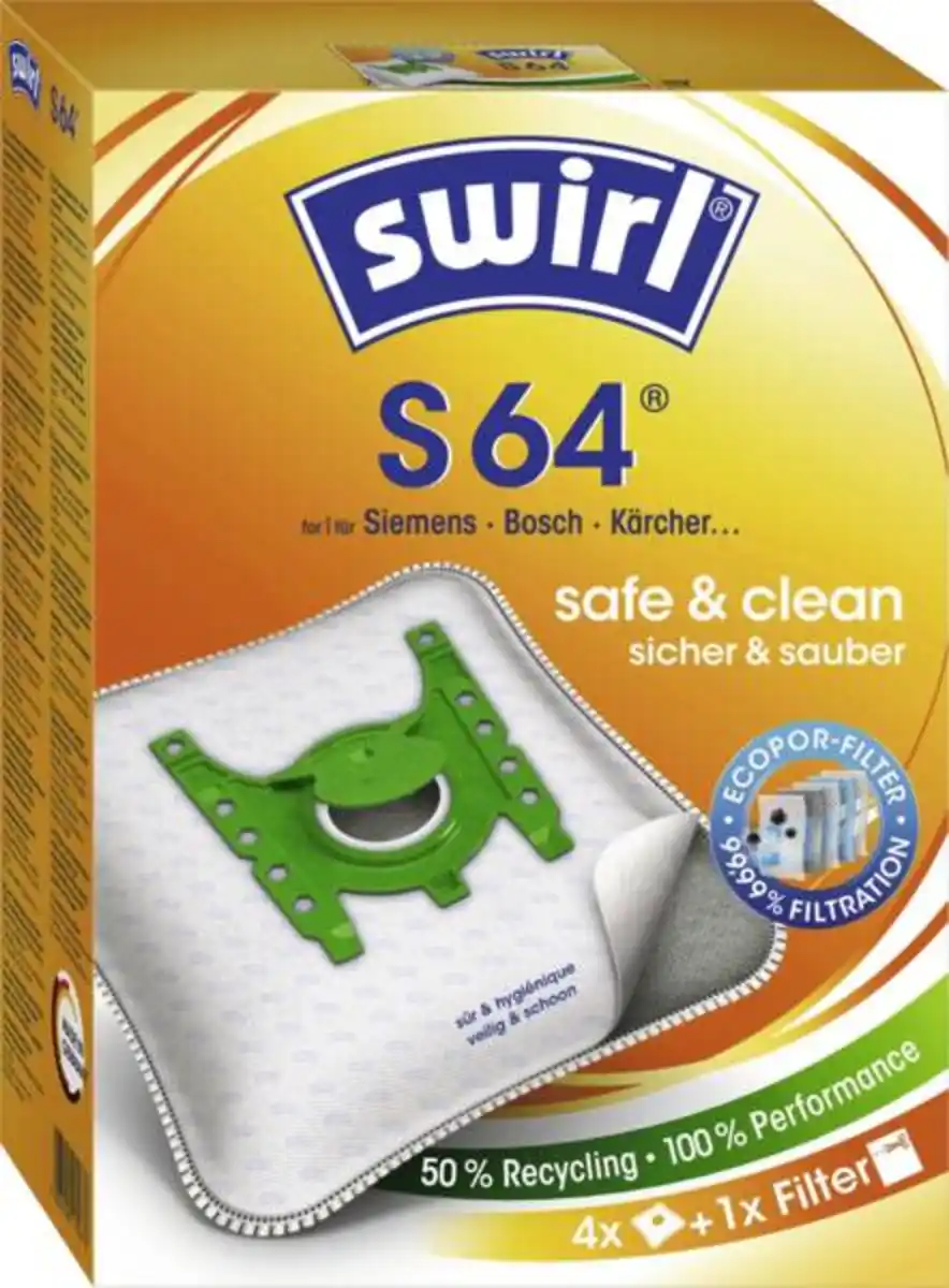 Bild 1 von Swirl S 64/S66 MicroPor Staubsaugerbeutel