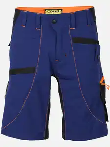 Herren Arbeitsshort 4-Wege-Stretch Blau