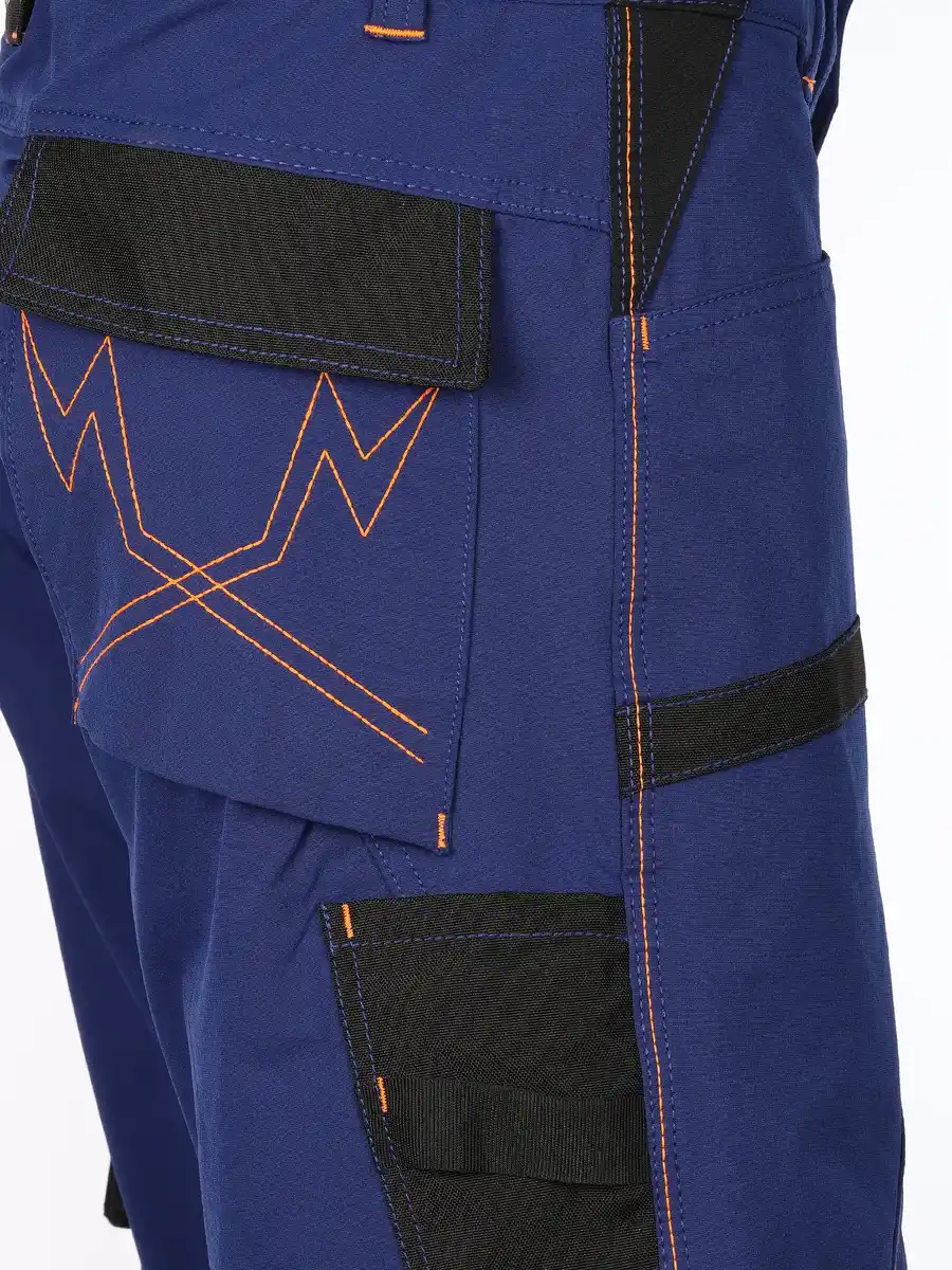 Bild 4 von Herren Arbeitsshort 4-Wege-Stretch Blau