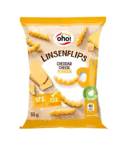 OHO Linsenflips Cheddar Cheese