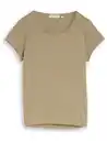 Bild 2 von Damen Shirt mit kurzen Ärmeln Grün
