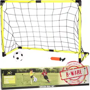 Fußballtor-Set 3-teilig mit Fußball und Pumpe - B-Ware