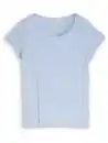 Bild 2 von Damen Shirt mit kurzen Ärmeln Blau