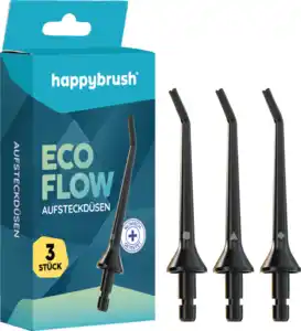 happybrush Aufsteckdüsen Eco Flow schwarz