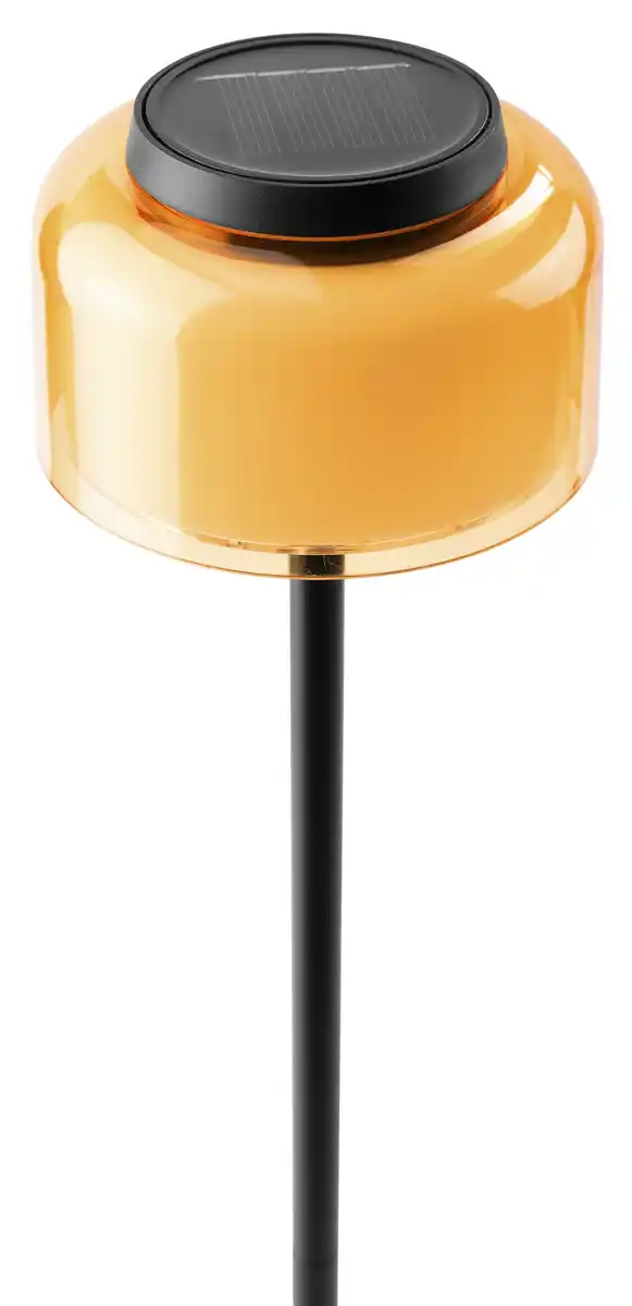 Bild 4 von IDEENWELT Solar-Gartenstecker 3er-Set orange