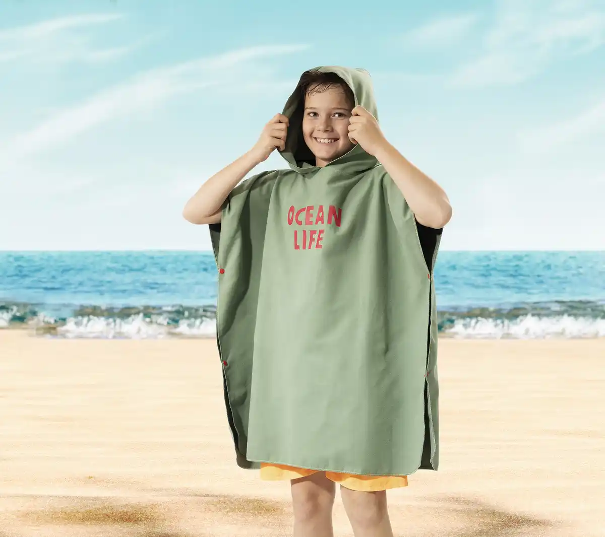 Bild 4 von IDEENWELT Kinder-Badeponcho groß