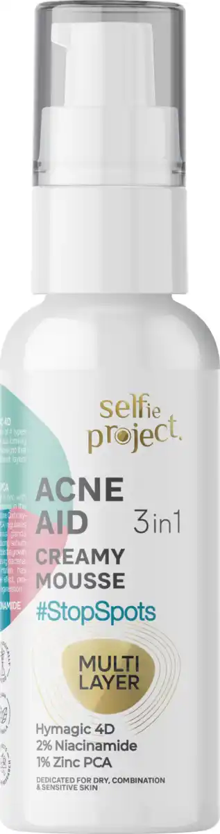 Bild 1 von Selfie Project 3in1 Acne Aid Creamy Mousse, 100 ml