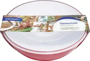 IDEENWELT Salatschale rot