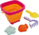 Bild 1 von IDEENWELT Eimer mit Spielzeug pink 5-tlg.