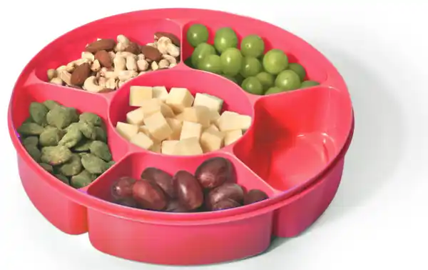 Bild 3 von IDEENWELT Snackschale mit Deckel rot