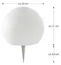 Bild 1 von IDEENWELT Solar-Bodenkugel klein
