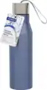Bild 1 von IDEENWELT EDELSTAHLFLASCHE MIT BAND BLAU 450 ML