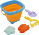 Bild 1 von IDEENWELT Eimer mit Spielzeug blau 5-tlg.