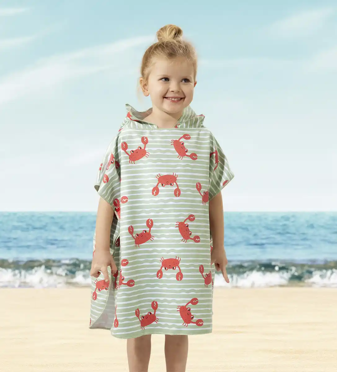 Bild 4 von IDEENWELT Kinder-Badeponcho klein