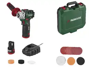 PARKSIDE® 12 V Akku-Ausbesserungspolierer »PAAP 12 F6«, mit Akku – mit Ladegerät
