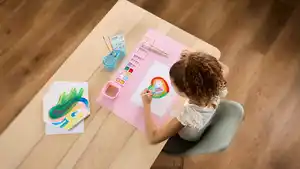 HOME CREATION Silikon-Malmatte / Pinsel-Reinigungsstation
