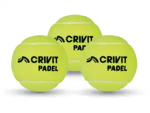 CRIVIT Padelbälle FIP, 3er Dose