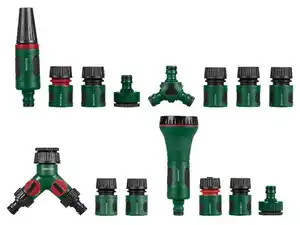 PARKSIDE® Gartenspritze / Y-Stück / 2-Wege-Ventil / Gartenbrause - mit Anschluss-Set