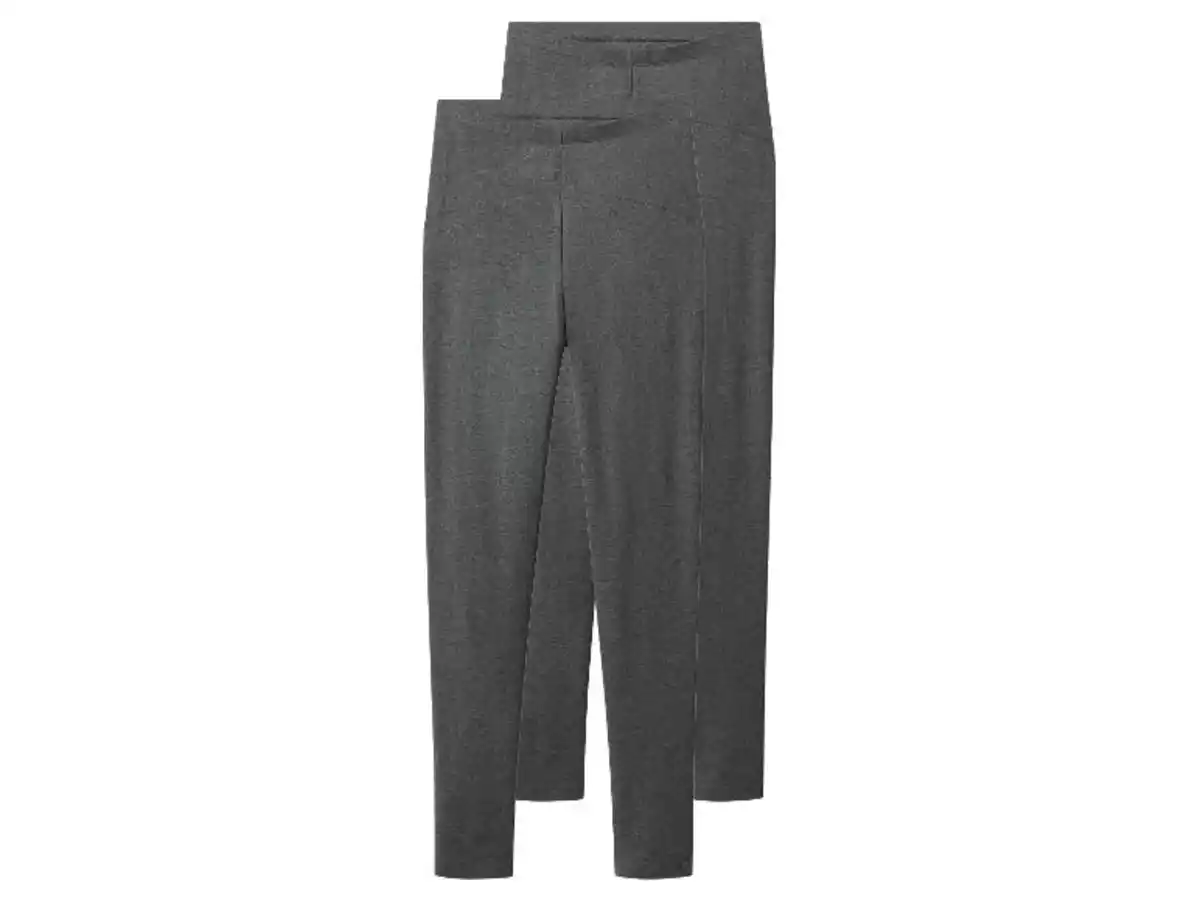 Bild 2 von esmara® Damen Umstandsleggings, 2 Stück