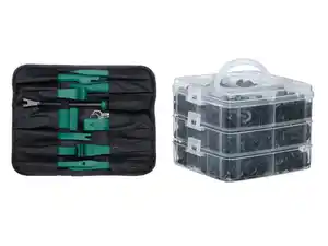 PARKSIDE® Auto-Demontagewerkzeug-Set / Befestigungsclips und Kabelbinder