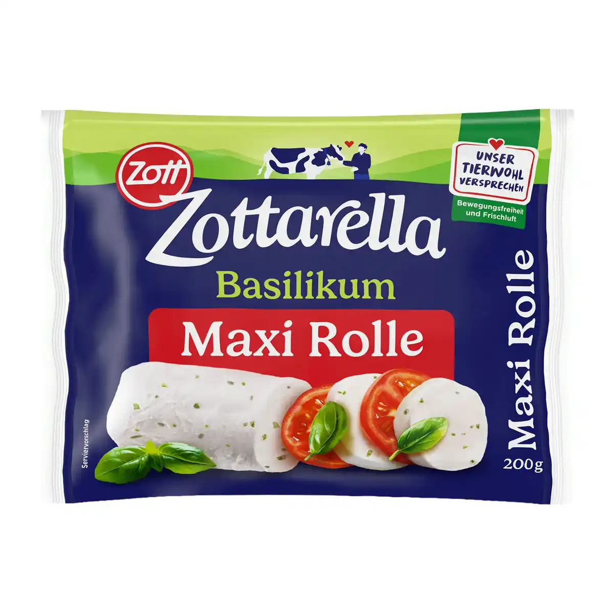 Bild 1 von ZOTT Zottarella Basilikum