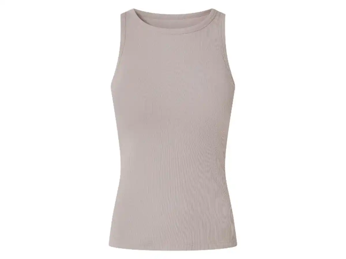 Bild 2 von esmara® Damen Geripptes Top, mit integriertem BH