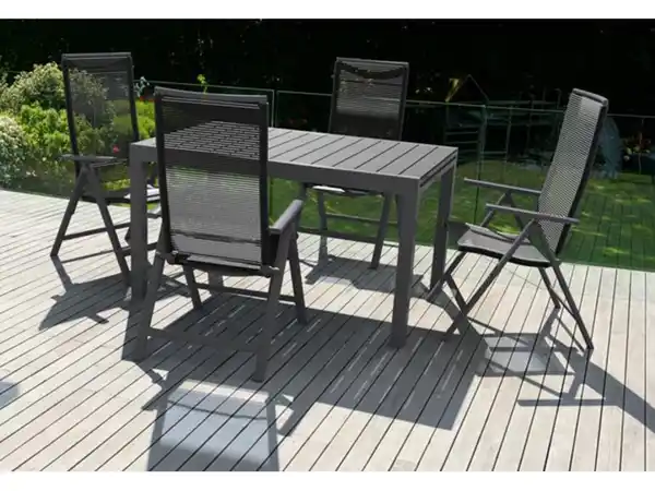 Bild 2 von LIVARNO® Rope-Set »Miami«, 5-teilig - Ausziehtisch & 4 Klappsessel