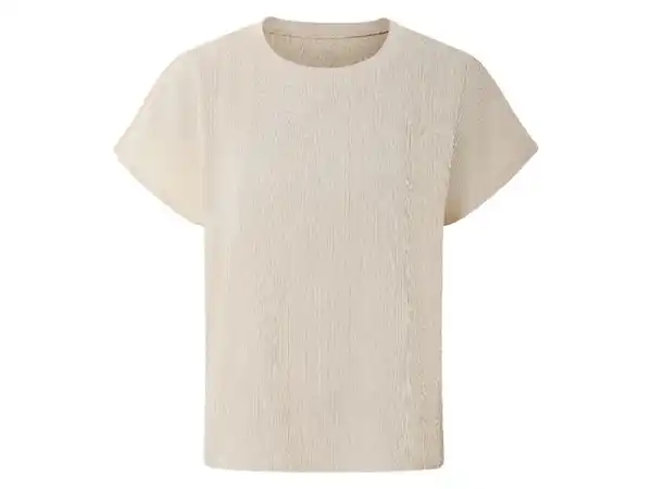 Bild 2 von esmara® Damen-T-Shirt mit Crinkle-Optik