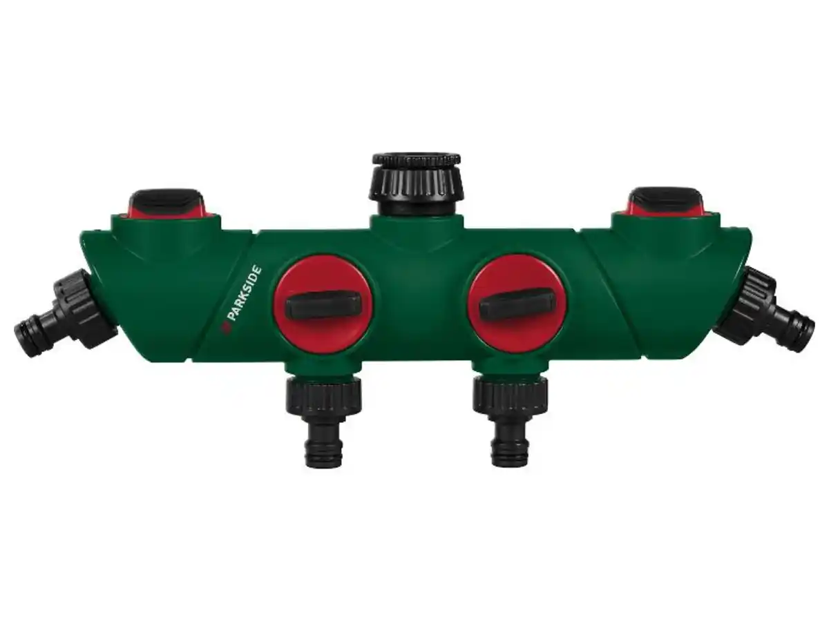 Bild 2 von PARKSIDE® 4-Wege-Verteiler / Dünger-Gartenbrause mit Schaumbehälter / Blumenampel-Gießstab