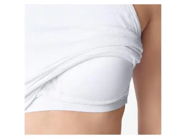 Bild 3 von esmara® Damen Geripptes Top, mit integriertem BH