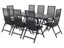 Bild 1 von LIVARNO® Rope-Set »Miami«, 9-teilig - Ausziehtisch & 8 Klappsessel