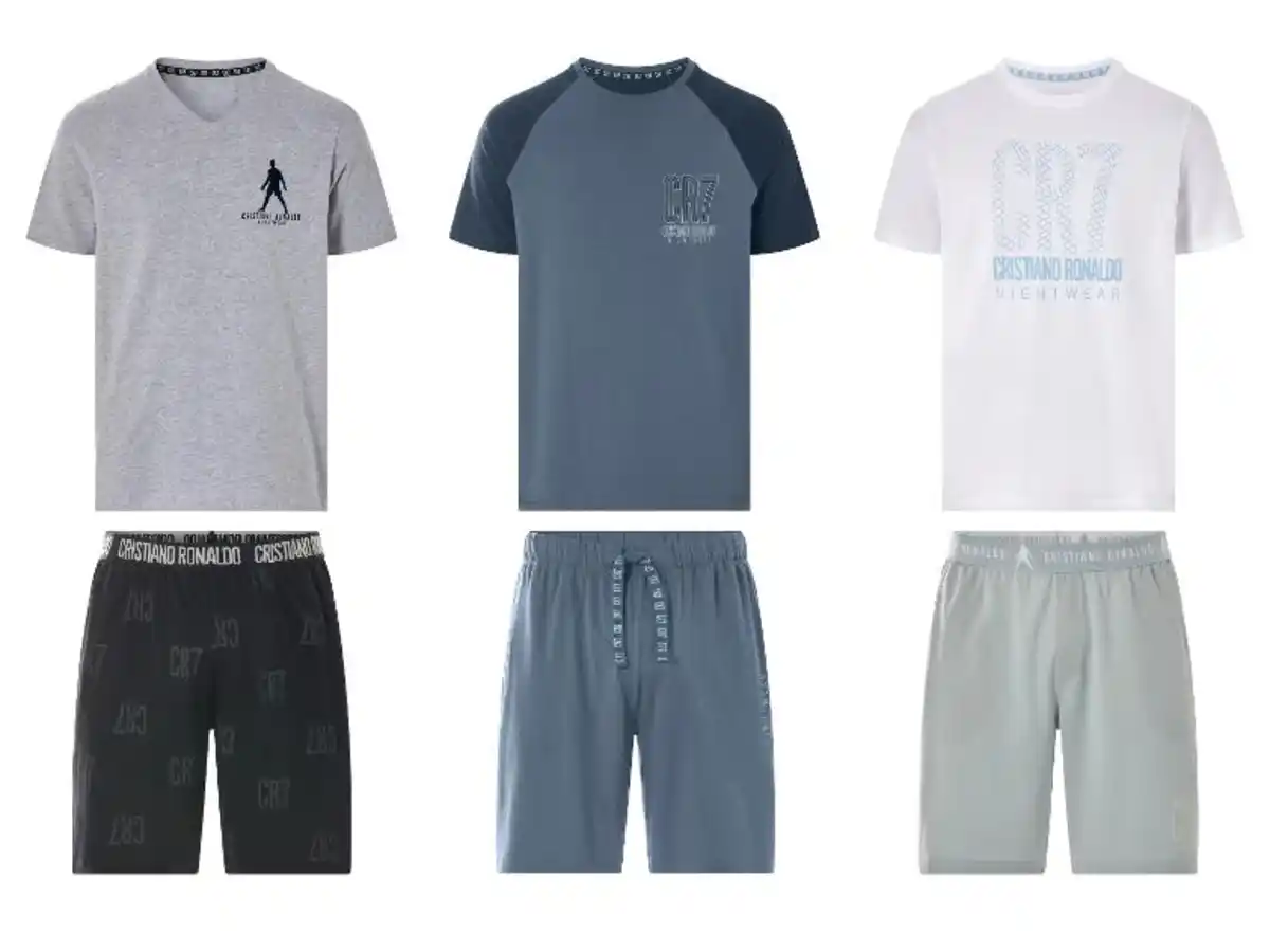Bild 1 von CR7 Herren Shorty Pyjama