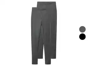esmara® Damen Umstandsleggings, 2 Stück