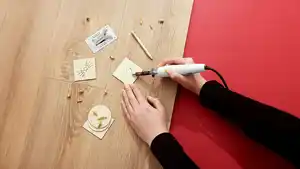 HOME CREATION Glas-Gravur- / Holz-Löt-Set