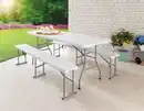 Bild 2 von 3tlg. Bierzelt-Garnitur Set mit Tragegriff und Bierbank klappbar