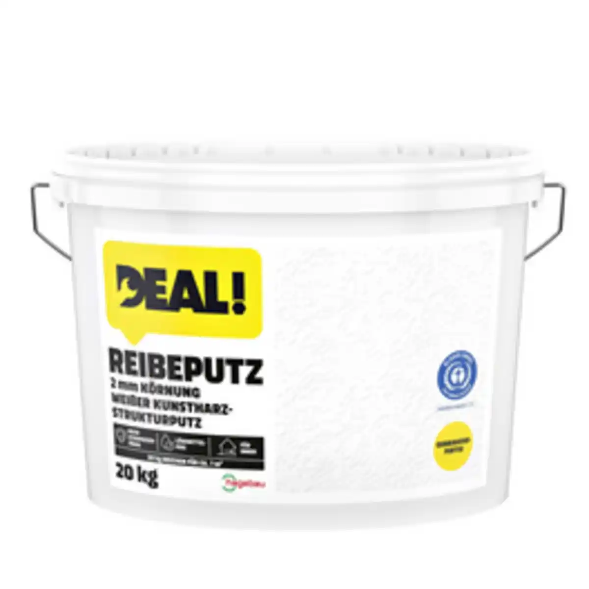 Bild 1 von DEAL! Reibeputz, Körnung 2 mm, 20 kg, weiß